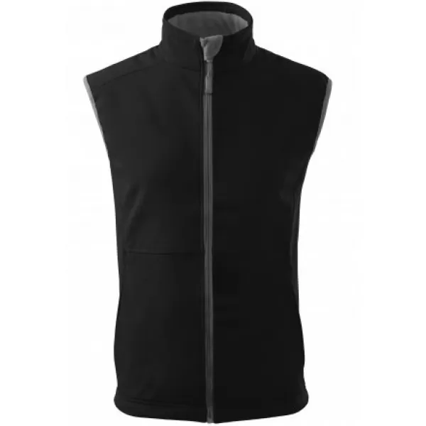  Vestă softshell pentru bărbați MALFINI VISION 517 NEGRU 
