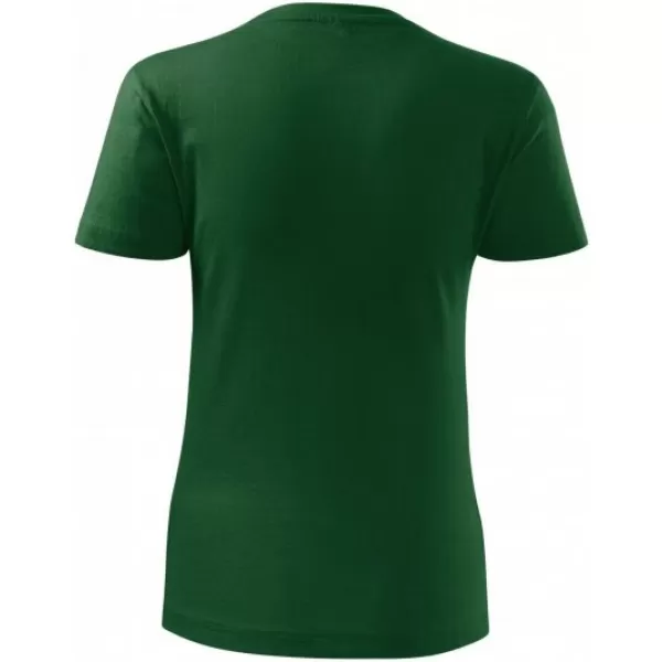  Tricou pentru femei MALFINI CLASSIC NEW 133 VERDE STICLA 