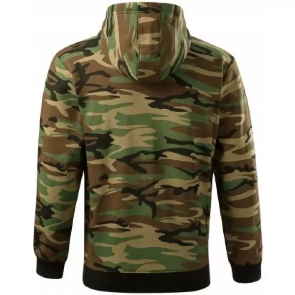  Hanorac pentru bărbați MALFINI CAMO ZIPPER C19 MARO DE CAMUFLAJ 