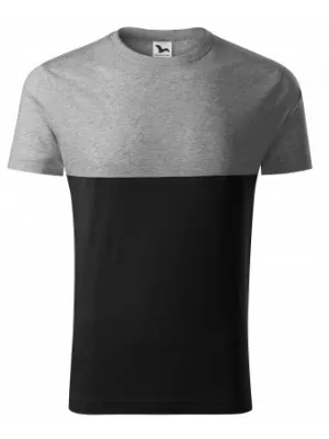 Tricou pentru bărbați MALFINI CONNECTION 177 EVIDENȚIERI GRI ÎNCHIS