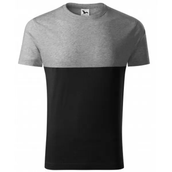  Tricou pentru bărbați MALFINI CONNECTION 177 EVIDENȚIERI GRI ÎNCHIS 