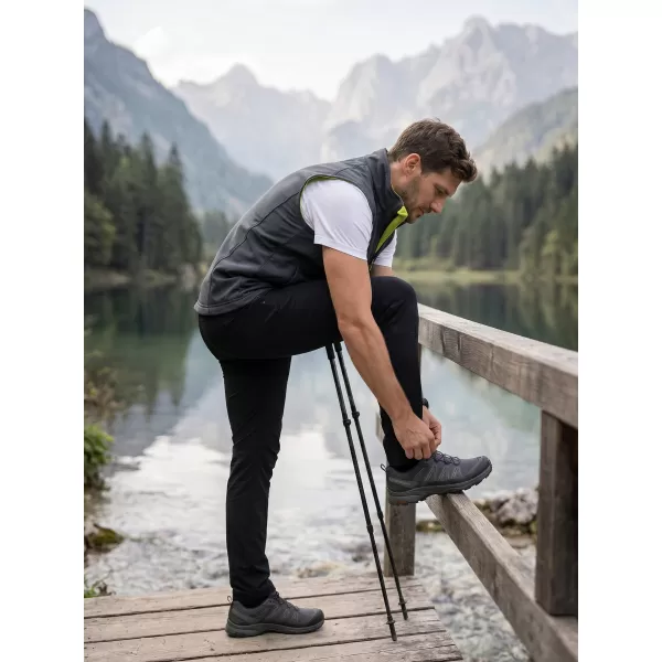  Vestă softshell pentru bărbați MALFINI VISION 517 GRI OȚEL 