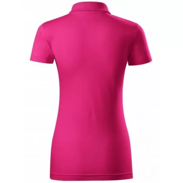  Tricou de damă cu guler MALFINI SINGLE J. 223 MAGENTA 