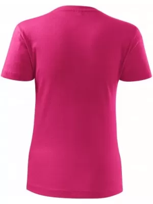 Tricou pentru femei MALFINI CLASSIC NEW 133 MAGENTA