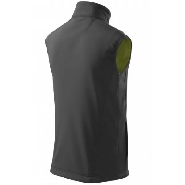  Vestă softshell pentru bărbați MALFINI VISION 517 GRI OȚEL 