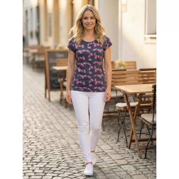  Tricou pentru femei ALTISPORT ZELA LTSS702 ALBASTRU INCHIS 