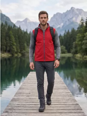 Vestă softshell pentru bărbați MALFINI VISION 517 ROŞU