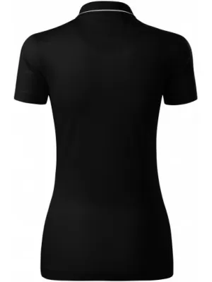 Tricou de damă cu guler MALFINI PREMIUM GRAND 269 NEGRU