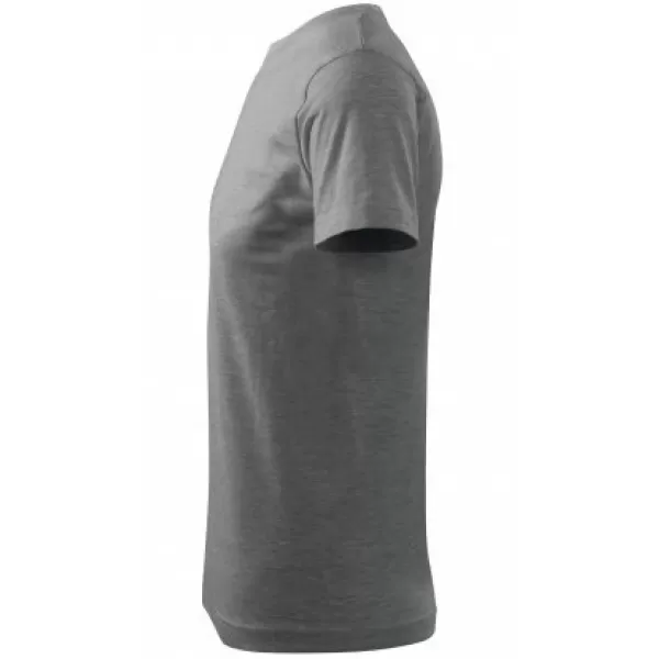  Tricou pentru bărbați MALFINI BASIC 129 EVIDENȚIERI GRI ÎNCHIS 