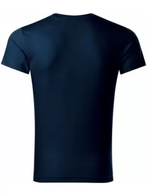 Tricou pentru bărbați MALFINI SLIM FIT V-NECK 146 ALBASTRU MARIN