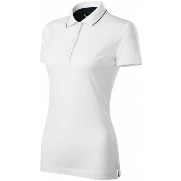  Tricou de damă cu guler MALFINI PREMIUM GRAND 269 ALB 