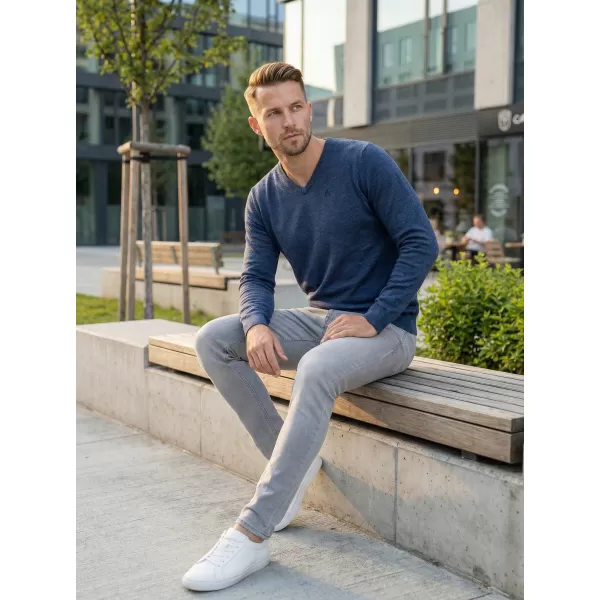  Pulover pentru bărbați ALTISPORT NIEREM MPLS095 ALBASTRU INCHIS 