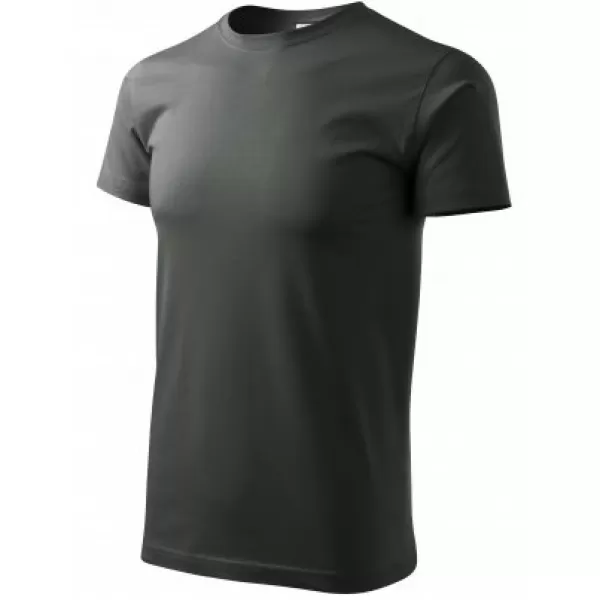  Tricou pentru bărbați MALFINI BASIC 129 ARDEZIE ÎNTUNECATĂ 