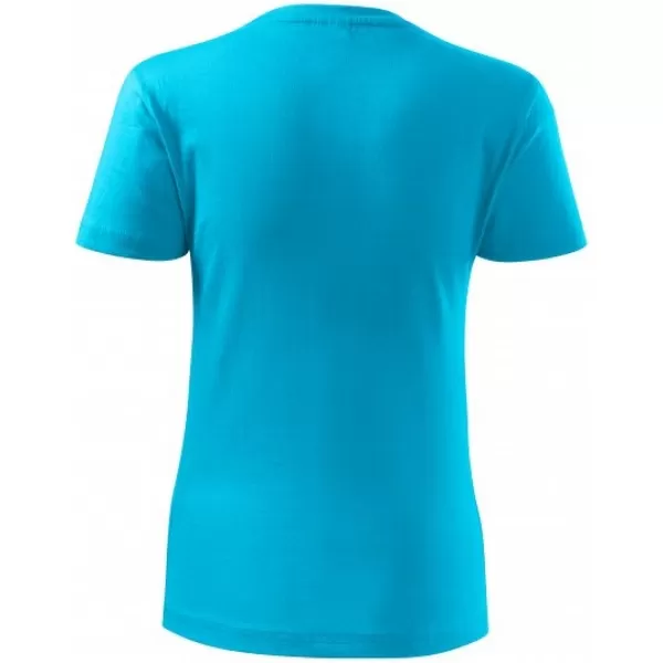  Tricou pentru femei MALFINI CLASSIC NEW 133 TURCOAZ 