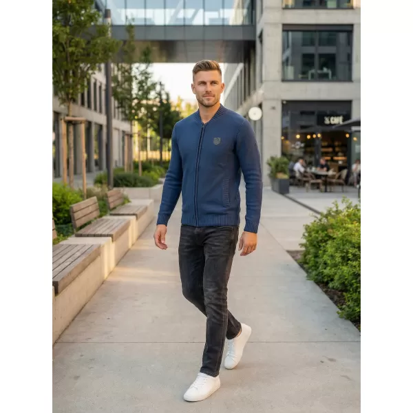  Pulover pentru bărbați ALTISPORT ZINAJ MPLS093 ALBASTRU INCHIS 