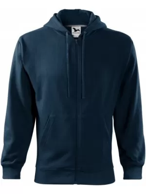 Hanorac pentru bărbați MALFINI TRENDY ZIPPER 410 ALBASTRU MARIN