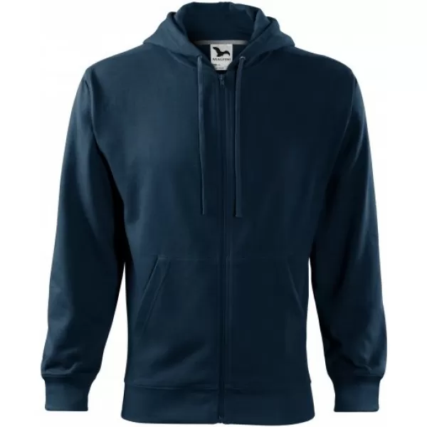  Hanorac pentru bărbați MALFINI TRENDY ZIPPER 410 ALBASTRU MARIN 