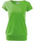 Tricou pentru femei MALFINI CITY 120 VERDE MĂR