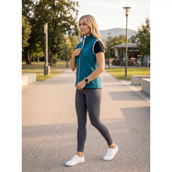  Vesta softshell dama MALFINI VISION 516 TURCOAZ ÎNCHIS 
