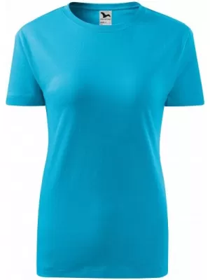 Tricou pentru femei MALFINI CLASSIC NEW 133 TURCOAZ