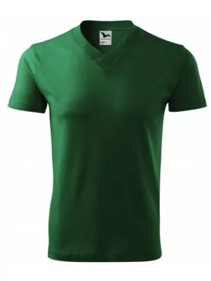 Tricou pentru bărbați MALFINI V-NECK 102 VERDE STICLA