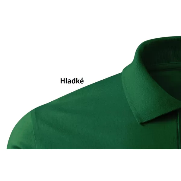  Tricou de damă cu guler MALFINI SINGLE J. 223 VERDE STICLA 