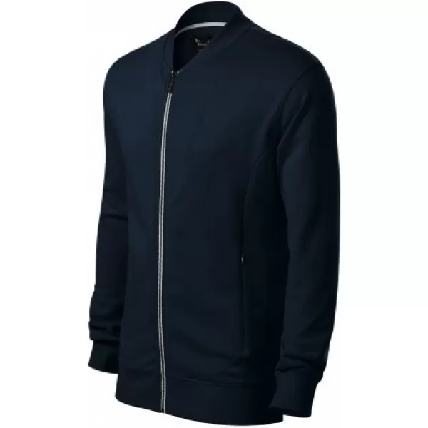  Hanorac pentru bărbați MALFINI PREMIUM BOMBER 453 ALBASTRU MARIN 