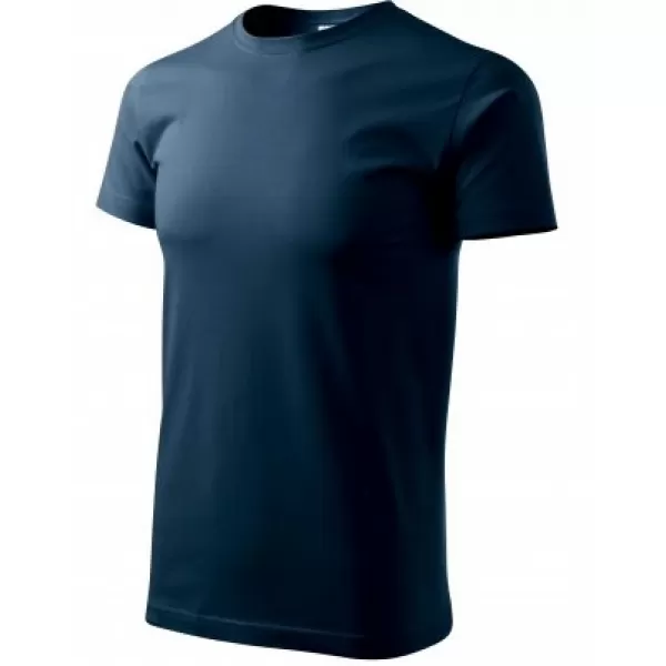  Tricou pentru bărbați MALFINI BASIC 129 ALBASTRU MARIN 