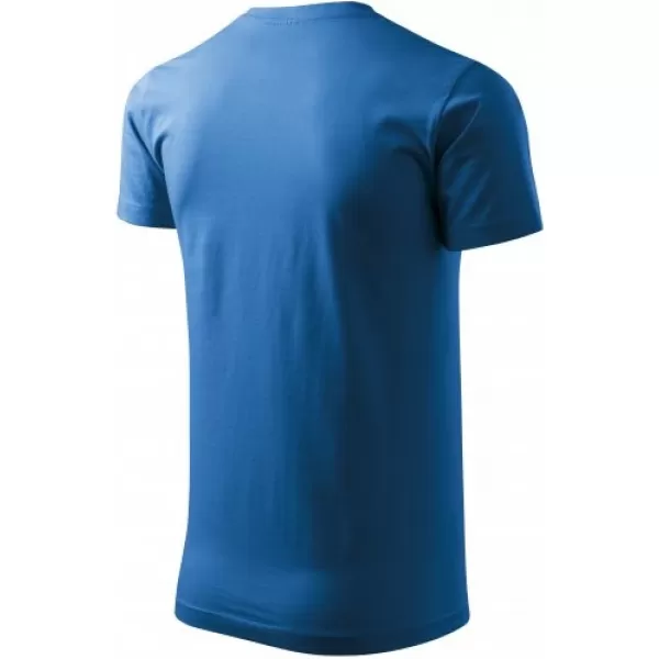  Tricou pentru bărbați MALFINI HEAVY NEW 137 ALBASTRU AZURIU 