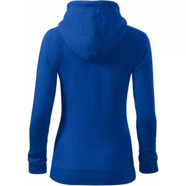  Hanorac de dama MALFINI TRENDY ZIPPER 411 ALBASTRU REGAL 