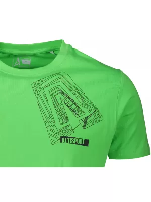 Tricou pentru copii ALTISPORT ALK000JN745 LĂMÂIE VERDE