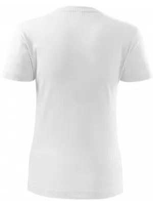 Tricou pentru femei MALFINI CLASSIC NEW 133 ALB