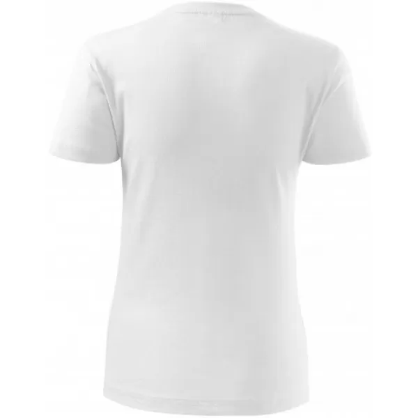  Tricou pentru femei MALFINI CLASSIC NEW 133 ALB 
