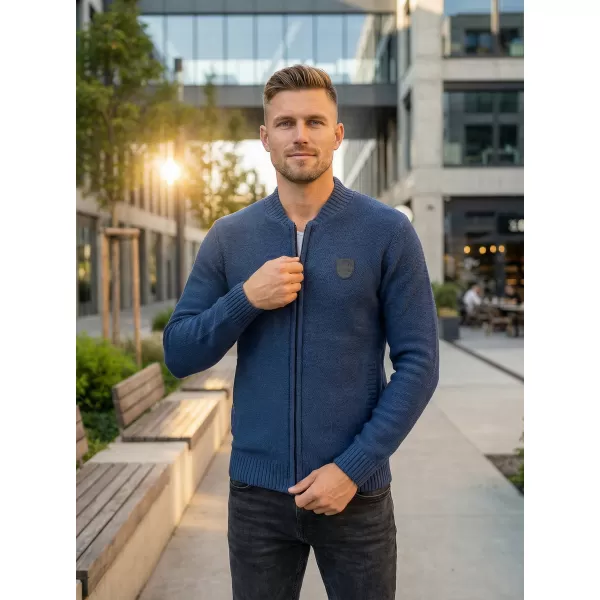  Pulover pentru bărbați ALTISPORT ZINAJ MPLS093 ALBASTRU INCHIS 