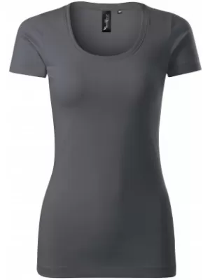Tricou dama cu maneca scurta MALFINI PREMIUM ACTION 152 ANTRACIT DESCHIS