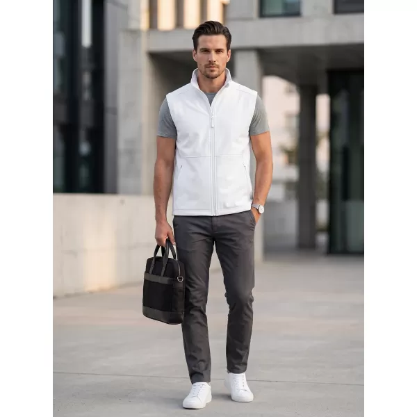  Vestă softshell pentru bărbați MALFINI VISION 517 ALB 