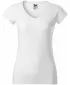 Tricou pentru femei MALFINI FIT V-NECK 162 ALB