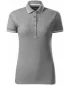 Tricou de damă cu guler MALFINI PREMIUM PERFECTION PLAIN 253 EVIDENȚIERI GRI ÎNCHIS