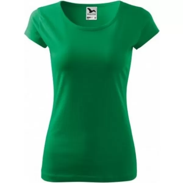  Tricou pentru femei MALFINI PURE 122 VERDE MEDIU 