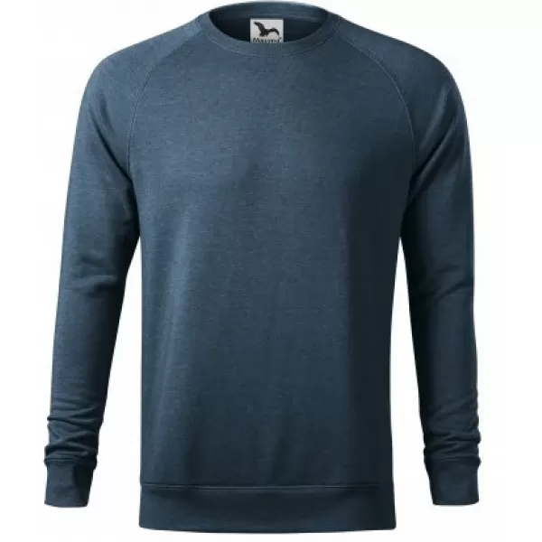  Hanorac pentru bărbați MALFINI MERGER 415 EVIDENȚIERI DE DENIM ÎNCHIS LA CULOARE 