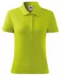 Tricou de damă cu guler MALFINI COTTON 213 LĂMÂIE VERDE