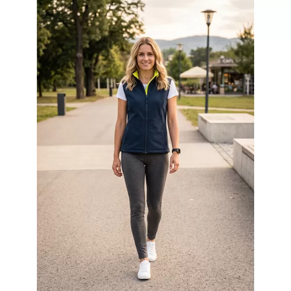  Vesta softshell dama MALFINI 516 VISION ALBASTRU MARIN 
