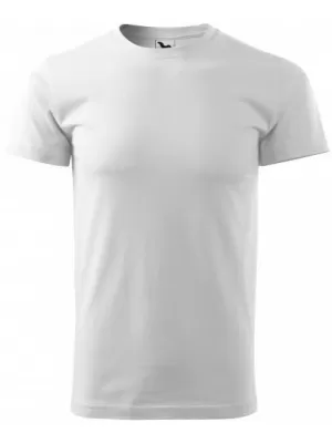 Tricou pentru bărbați MALFINI HEAVY NEW 137 ALB