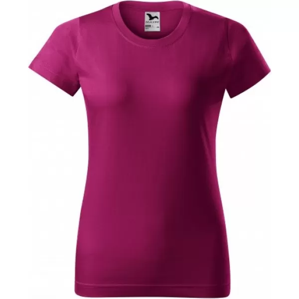  Tricou pentru femei MALFINI BASIC 134 ROȘU FUCSIA 