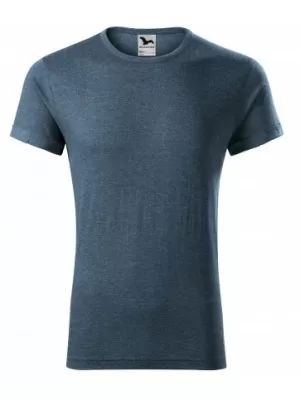 Tricou pentru bărbați MALFINI FUSION 163 EVIDENȚIERI DE DENIM ÎNCHIS LA CULOARE