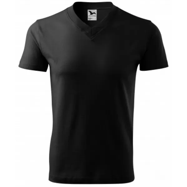  Tricou pentru bărbați MALFINI V-NECK 102 NEGRU 