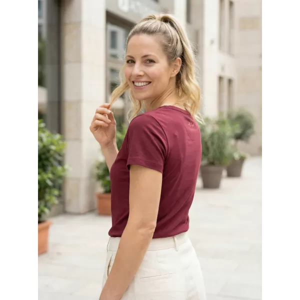  Tricou pentru femei ALTISPORT LUKENA LTSS701 BURGUNDIA 