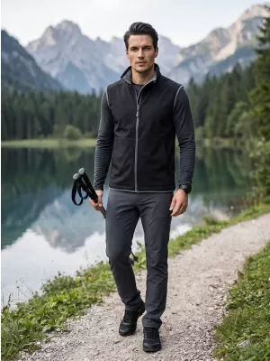 Vestă softshell pentru bărbați MALFINI VISION 517 NEGRU