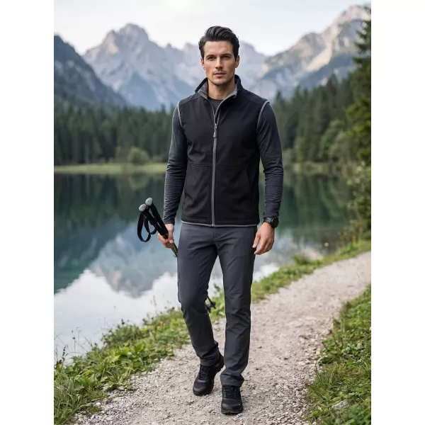  Vestă softshell pentru bărbați MALFINI VISION 517 NEGRU 
