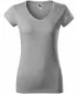 Tricou pentru femei MALFINI FIT V-NECK 162 EVIDENȚIERI GRI ÎNCHIS